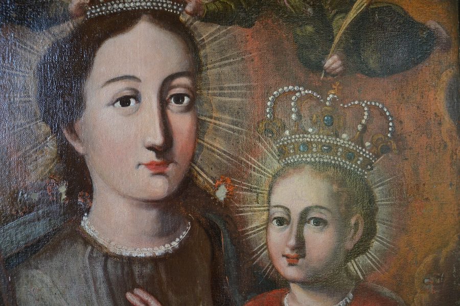 Matka Boska z Dzieciątkiem, kościół w Rudawie — 1