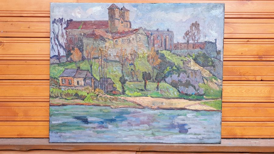 Opactwo Benedyktynów w Tyńcu, obraz olejny — 1