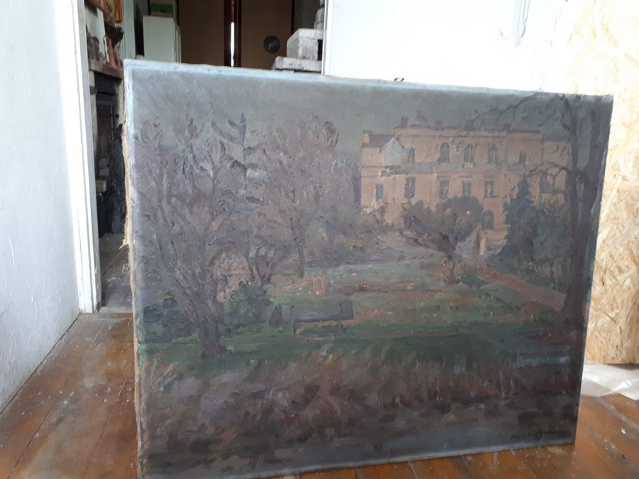 Pejzaż z dworem — 2