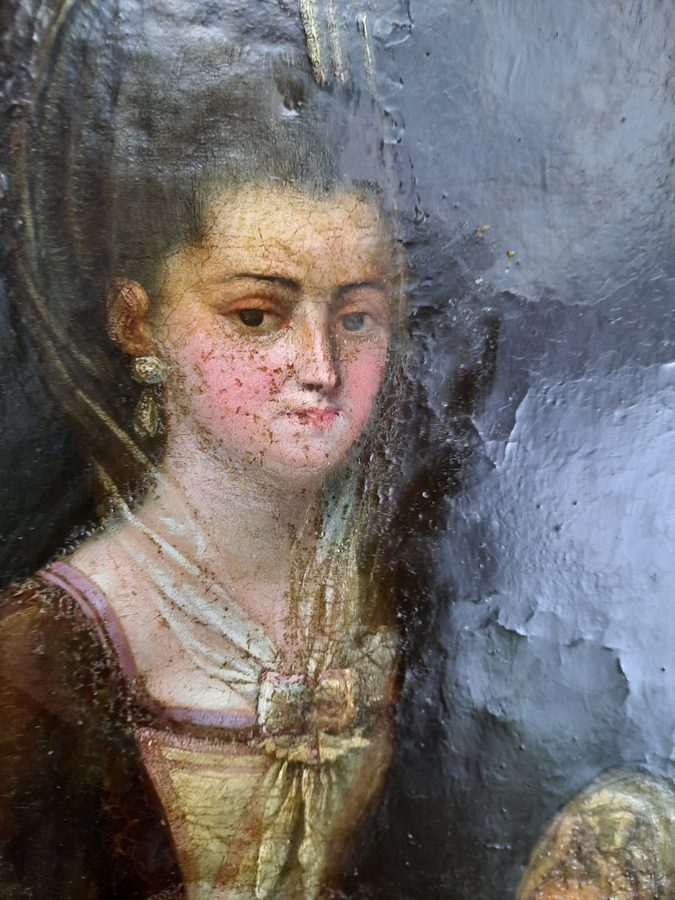 Portret z łąsiczką — 2